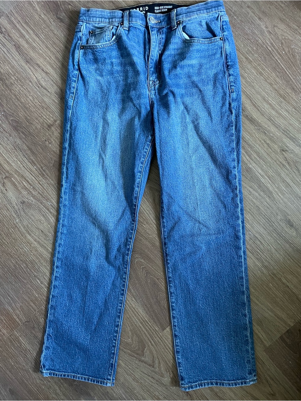 torrid high-rise Straight-Leg Jeans